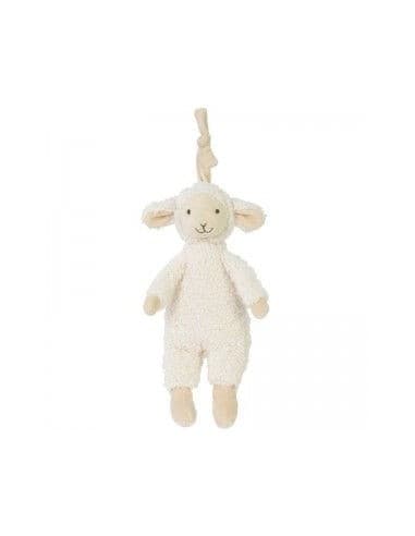 Peluche musicale Leo le petit agneau Blanc Blanc