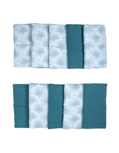 Tour de Lit Modulable BB&Co en Coton Turquoise