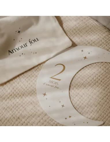 Cartes Étapes de Bébé - Moon