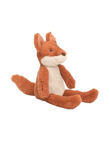 Petite Peluche Petit Renard Flore Orange