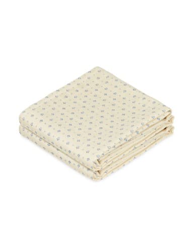 Lange en mousseline de coton biologique Capri Crème