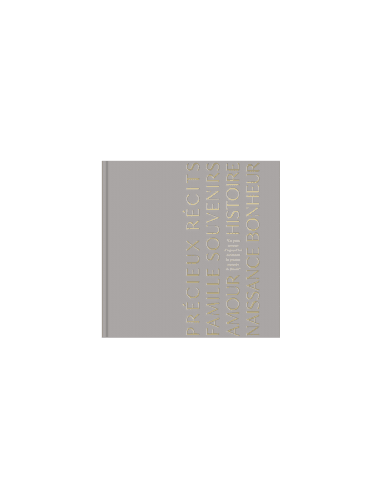 Livre de naissance Précieux Souvenirs - Lin Gris