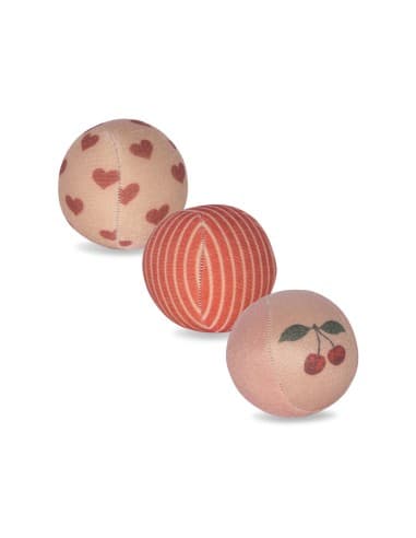 Lot de 3 Balles en Néoprène Cherry Rose