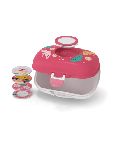 Boîte à Goûter MB Gram Rose Birds