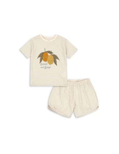 Ensemble Tee-Shirt & Short Famo Tea Stripe 9 mois