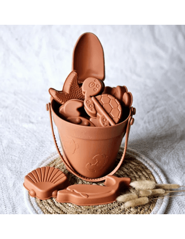 Set de Jeux de plage en silicone Rouille