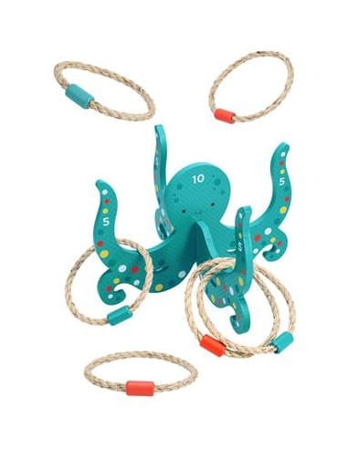 Jeu de Lancer d'Anneaux Pieuvre