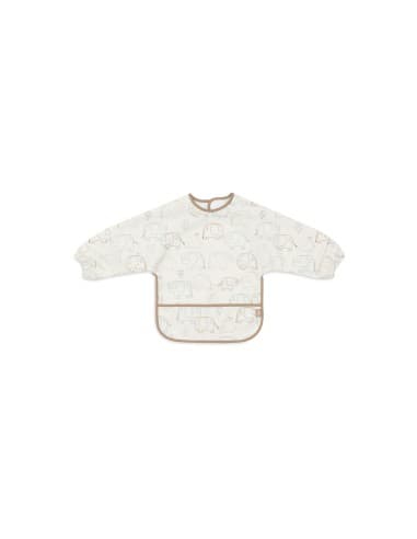 Bavoir imperméable avec manches Elephant Tales Beige