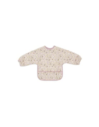 Bavoir imperméable avec manches Flower Fairies Rose
