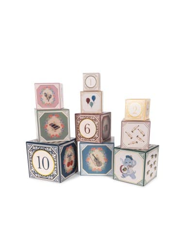 Cubes Empilables colorés - Konges Slojd