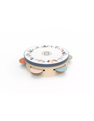 Tambourin en Bois Coloré