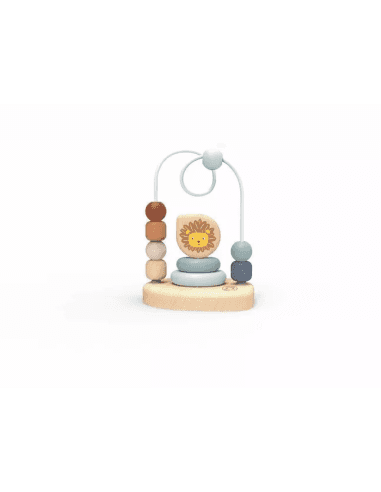 Tour empilable en Bois et Boulier Lion