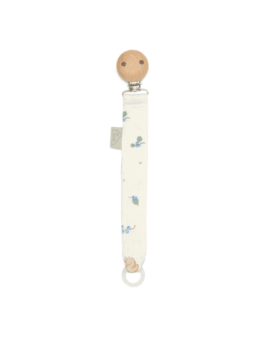 Attache tétine en tissu CamCam Blueberries Taupe