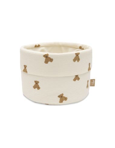 Panier de rangement Teddy Bear Little Waffle Beige
