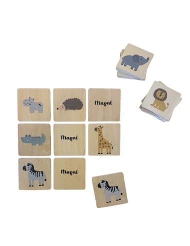 Jeu de Memory Montessori en Bois