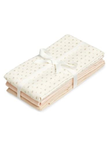 Lot de 3 Langes assortis Rowan Crème