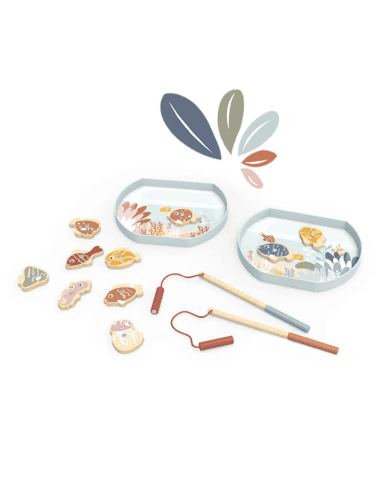 Jeu de Pêche Magnétique en Bois - SpeedyMonkey