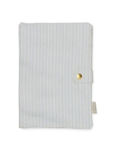 Protège carnet de santé Stripes Blue - CamCam Gris
