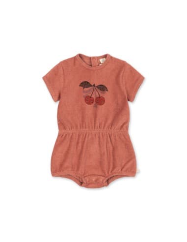 Barboteuse d'été Itty Canyon Rose en coton bio Rose 12 mois