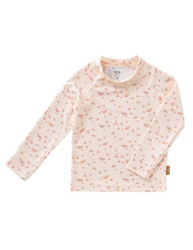 T-shirt de bain Anti UV Butterfly Rose pâle 1 - 2 ans