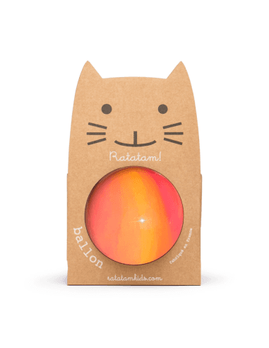 Ballon bubble gum Orange et Rose -15 cm - Ratatam