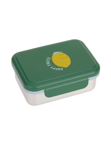 Boîte à goûter en Inox Happy Fruit Lemon