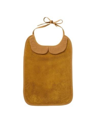 Grand Bavoir Bambou & Gaze coton Havane