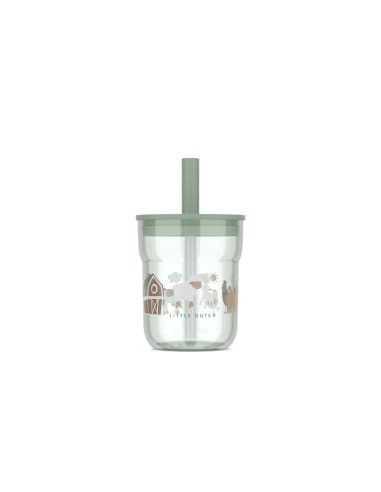 Verre enfant avec Paille amovible - Little Farm