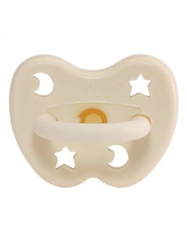 Tétine Ronde en caoutchouc Blanc Blanc 0 - 3 mois