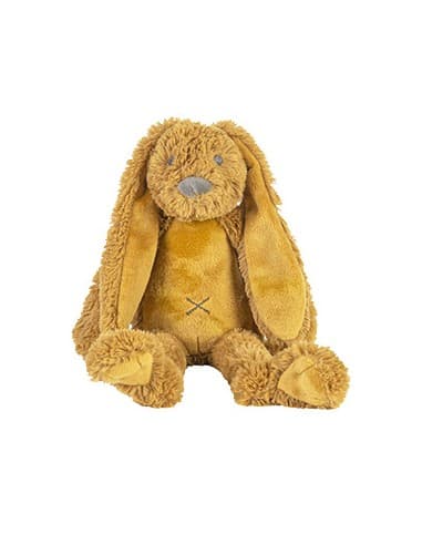 Peluche Lapin Richie Ocre Jaune Jaune