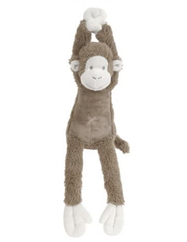 Peluche musicale Singe Mickey Marron