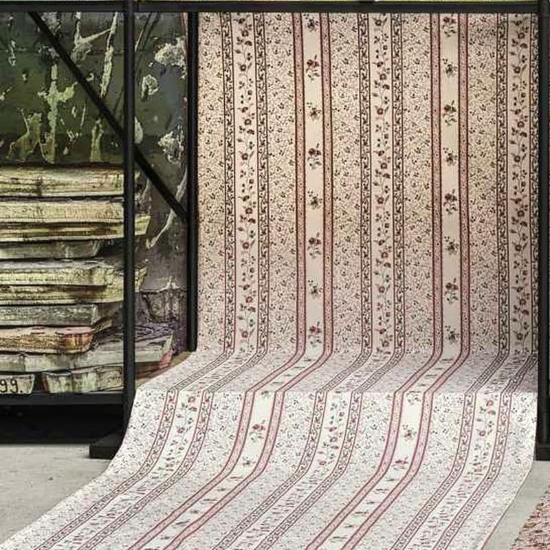 Toile de jouy fleurie "Charlotte" Patrimoine Casal