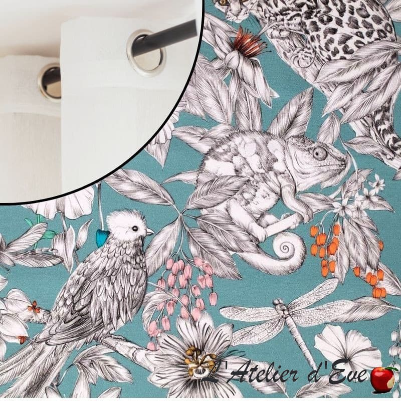 Rideau coton "Manga" Thevenon Fabrication Française