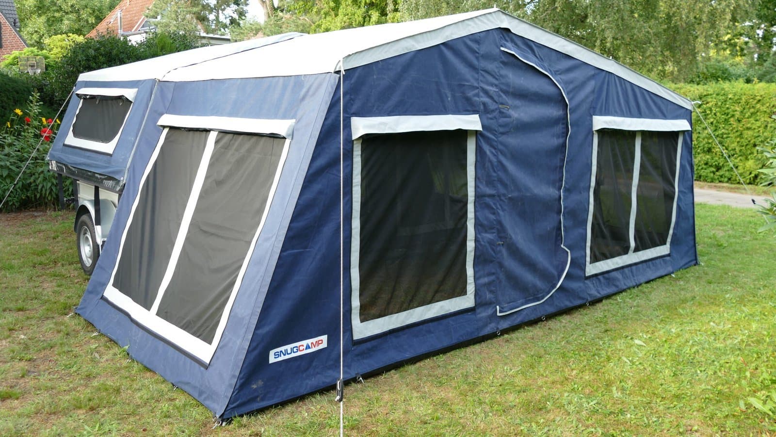 Snugcamp XL-Anhängerzelt mit Vorzelt