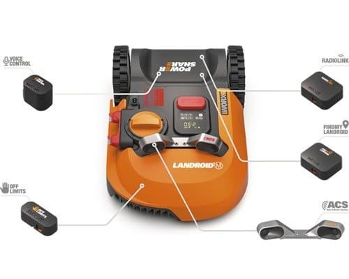 Mähroboter WORX L2000 WR155E, 2000 m²