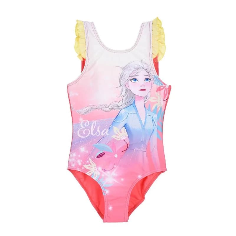 French Market - Maillot de Bain 1 pièce Fille Frozen - La reine des neiges Jaune 8 ans