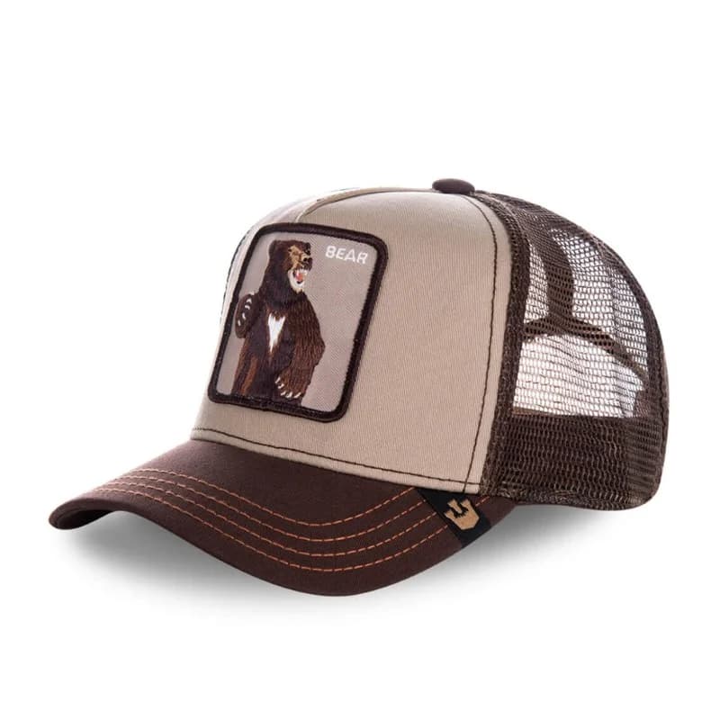 Goorin Bros - Casquette Trucker BEAR - Ours Marron Taille Unique
