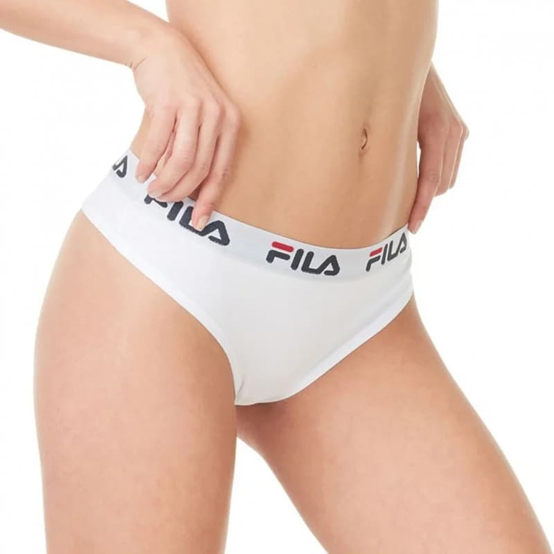 Fila - String FILA Coton Femme Blanc XS