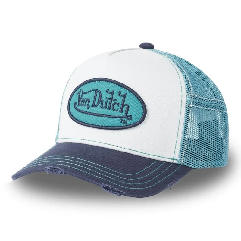 Von Dutch - Casquette Baseball Trucker Summer Bleu Marine Taille Unique