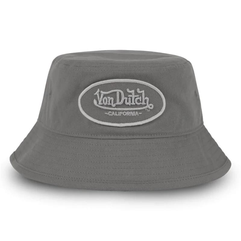 Von Dutch - Chapeau Bob "Basic Colors" Gris L/XL