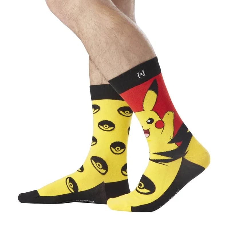 Capslab - Chaussettes de Ville "Pokemon" Rouge 43-46