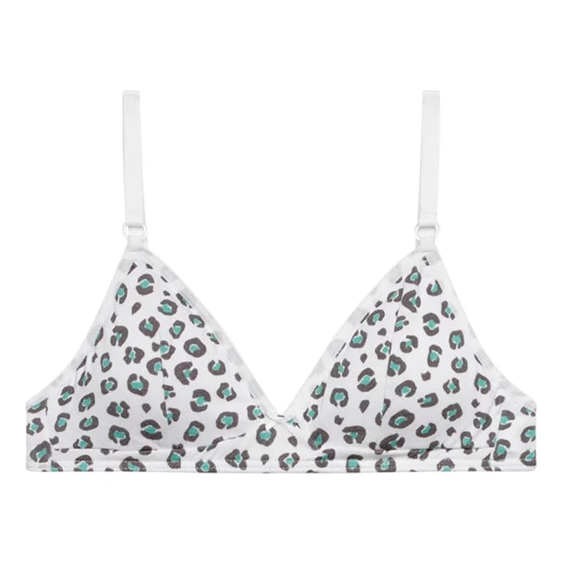 Dim - Soutien Gorge Fille Sans Armature Coton 80A Leopard