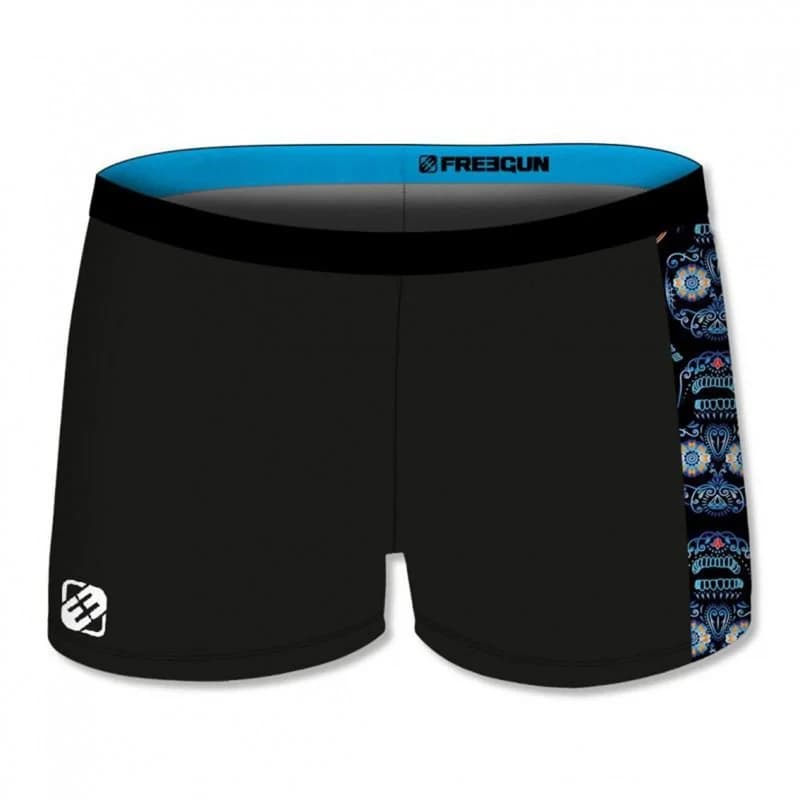 Freegun - Maillot de Bain Garçon "Calaveras" Noir 12-14 ans