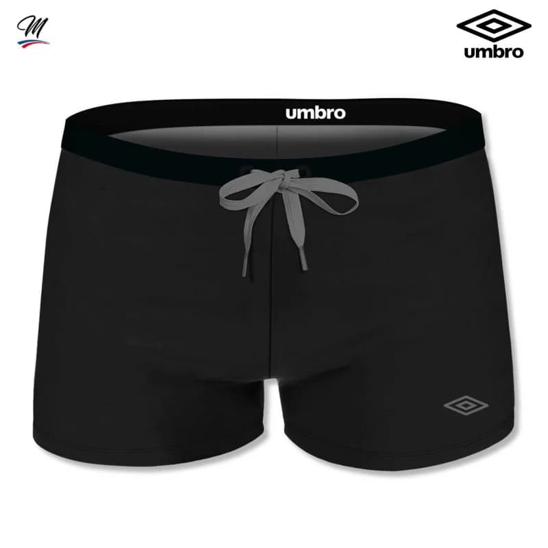 Umbro - Maillot de Bain Enfant "Umbro Simple Logo" 14-16 ans Gris