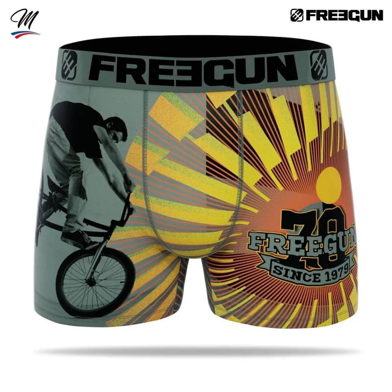 Freegun - Boxer Homme Premium "BMX Edition" L Multicouleur