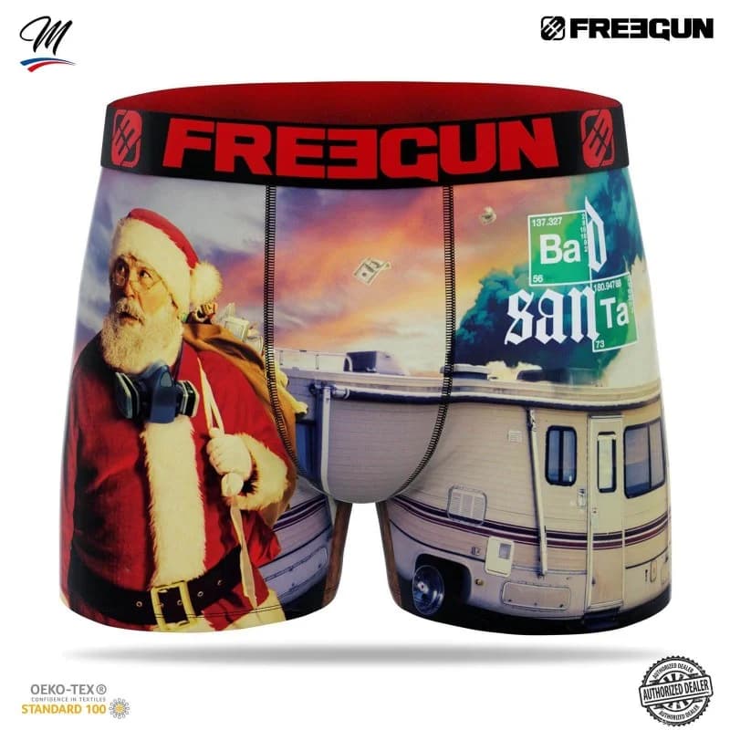 Freegun - Boxer Homme Premium Collection de Noël M Multicouleur