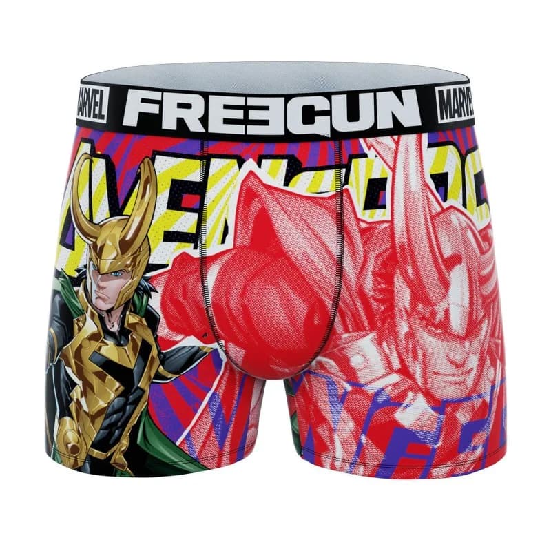 Freegun - Boxer Garçon Marvel Avengers Loki 12-14 ans Multicouleur