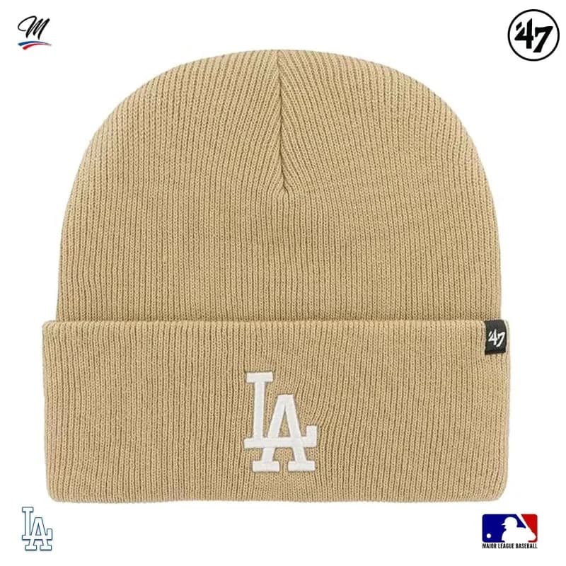 '47 Brand - Bonnet MLB Los Angeles Dodgers Haymaker Taille Unique Beige