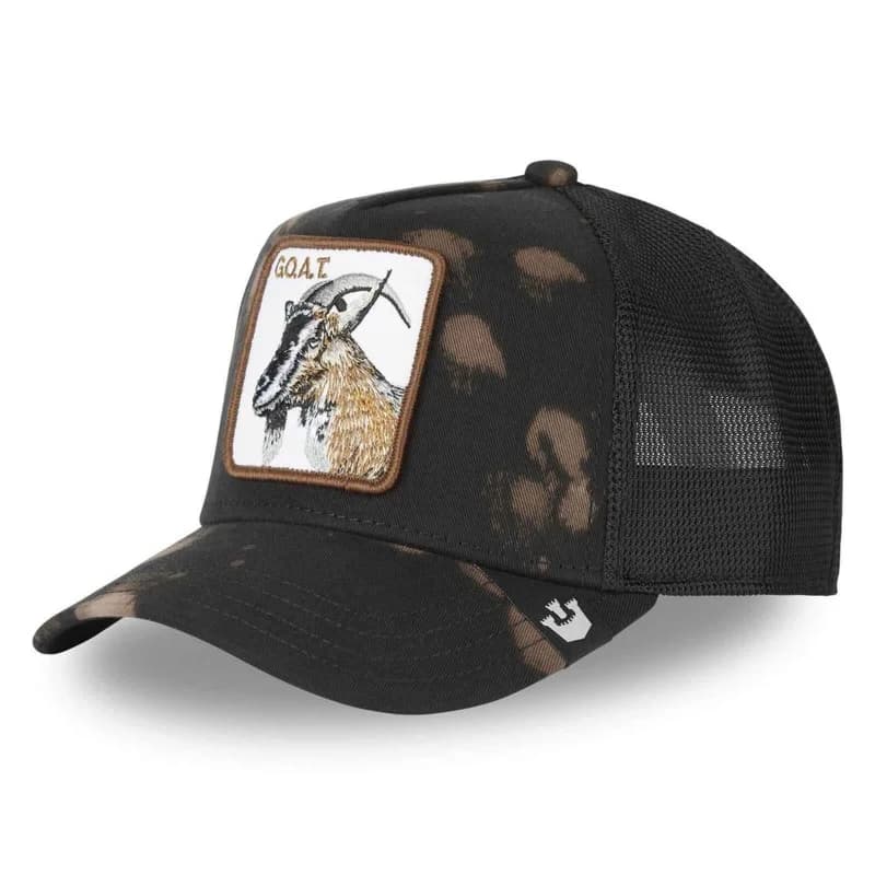 Goorin Bros - Casquette Trucker G.O.A.T. - Chèvre Taille Unique Acid Noir