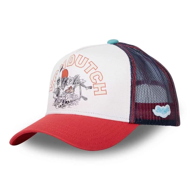 Von Dutch - Casquette Baseball Trucker Surf Rouge Taille Unique